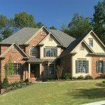 House Dark Green Roof— Governor John Sevier Knoxville, Tennessee — Goddard Continuous Guttering