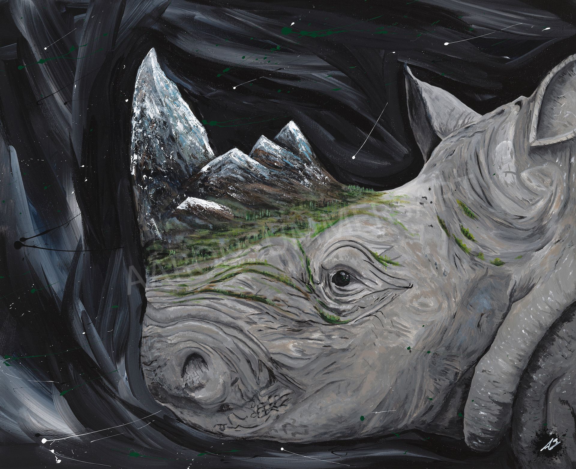 Artwork by Aaron Summers Art