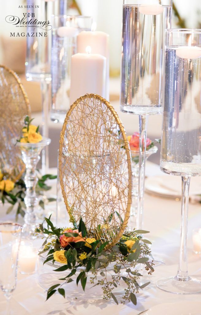 A table setting with candles and flowers on it.