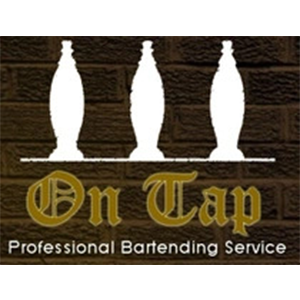 A logo for on tap professional bar tending service