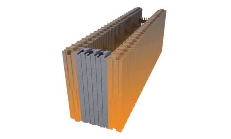 Altherm ICF 300 size 160x75 with vertical cavity closer