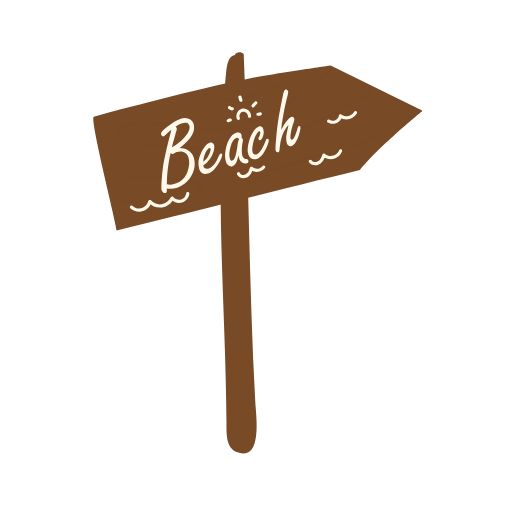 Beach walking distance