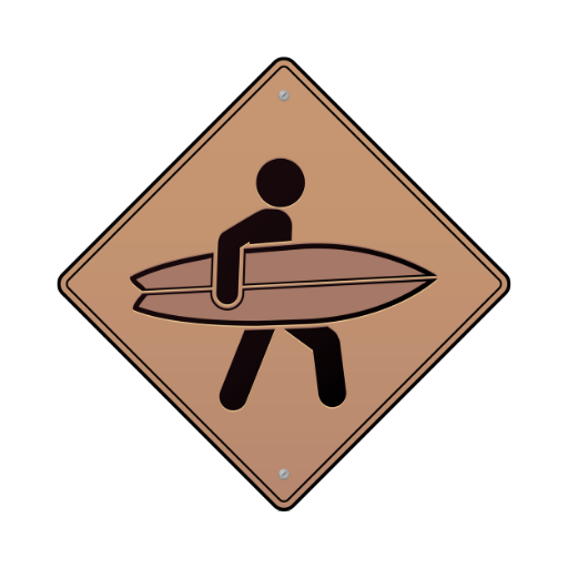 Near the best surf spot
