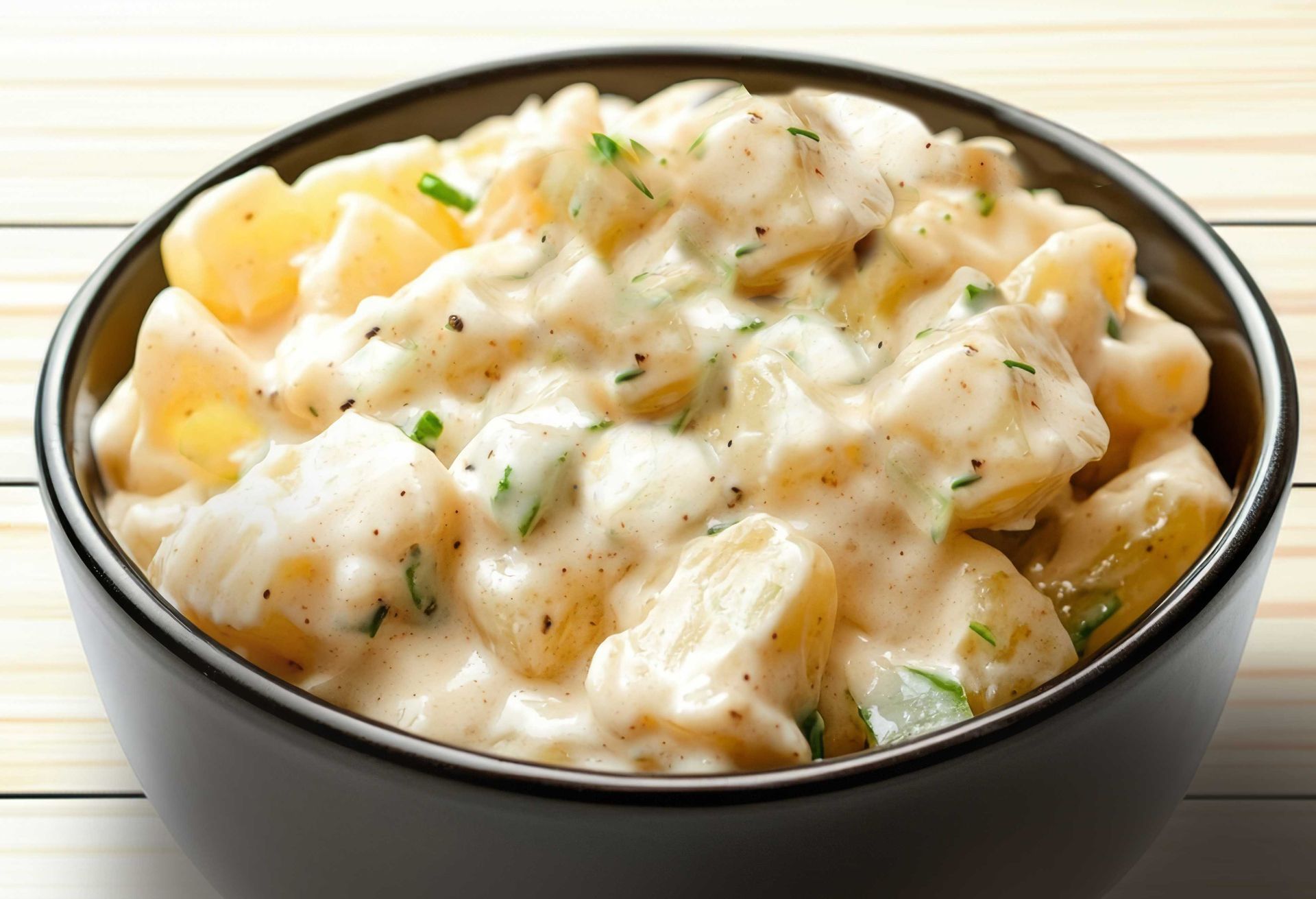Mashed potatoes at authentic smokehouse bbq restaurant