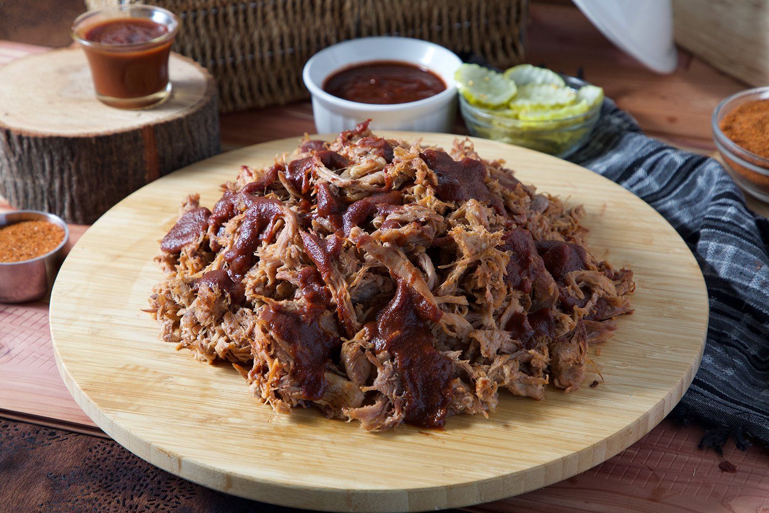 Pulled Pork and pulled chicken