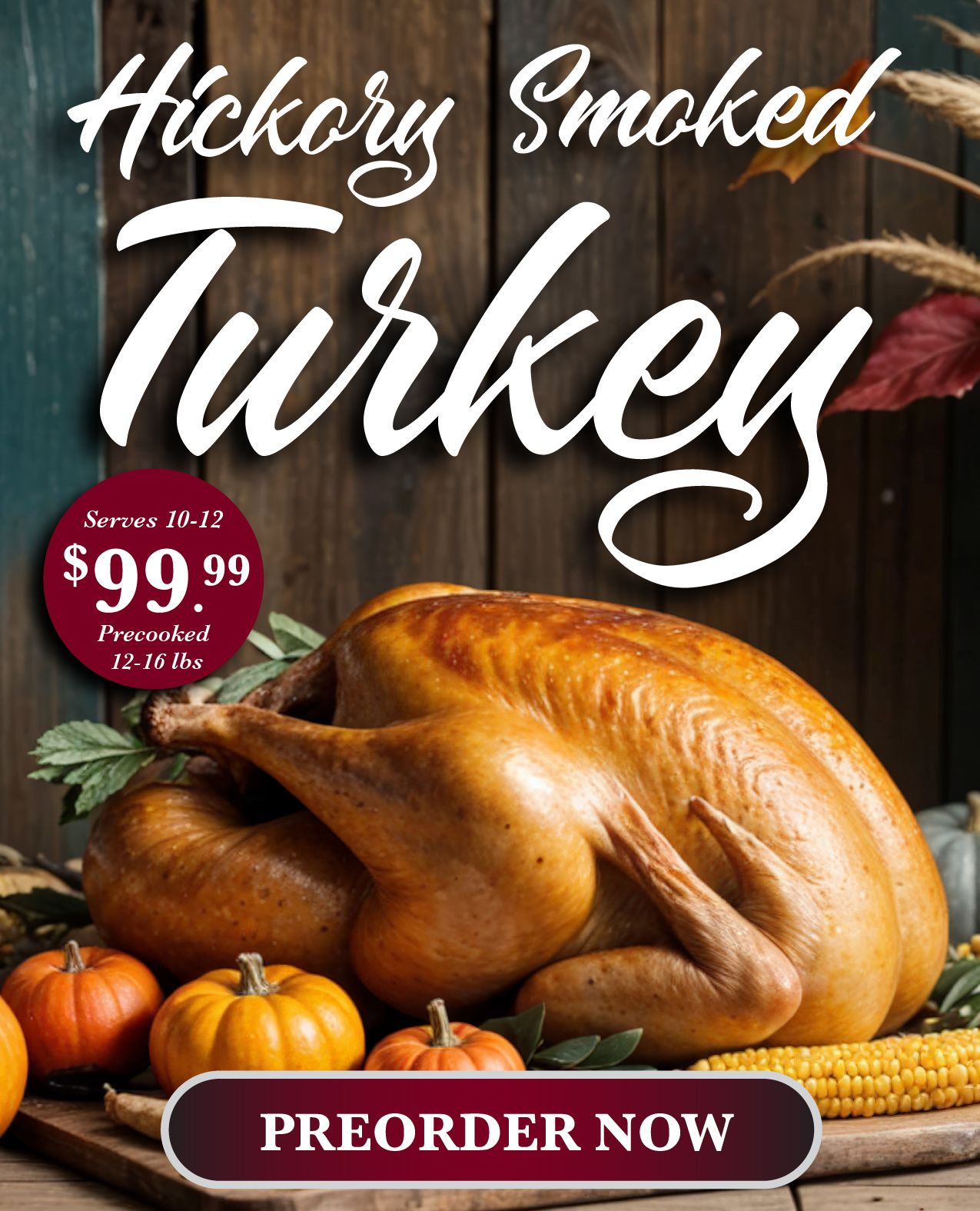smokehousebbq Hickory Smoked turkey near me