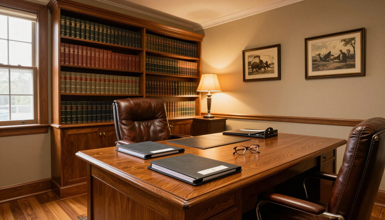 Estate probate legal documents on a professional desk in Lehighton PA