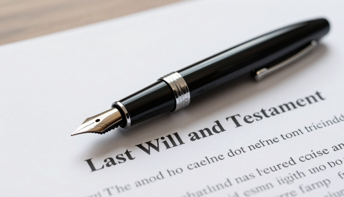Will and testament document