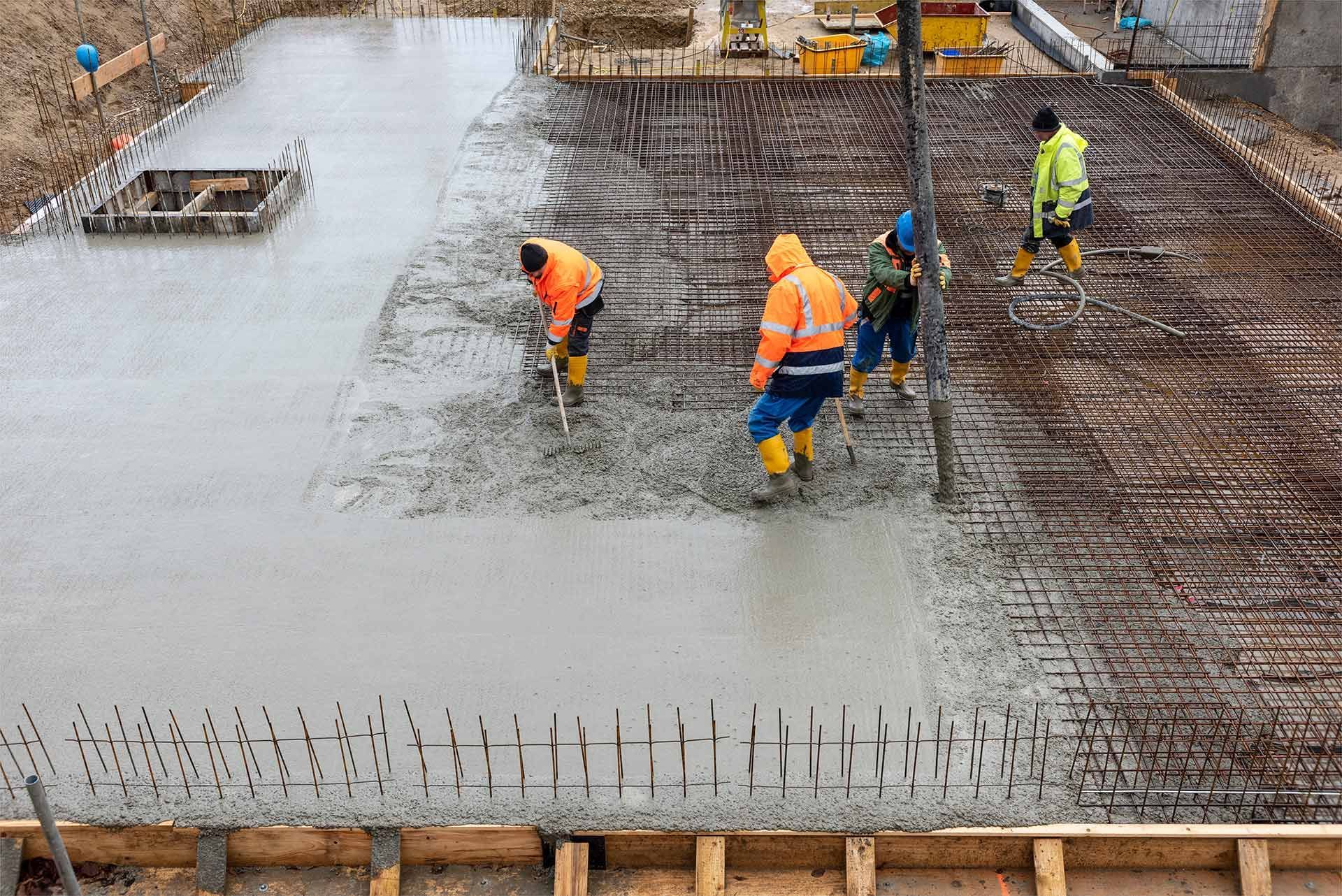 Professional Commercial Concreting Services in Rural View