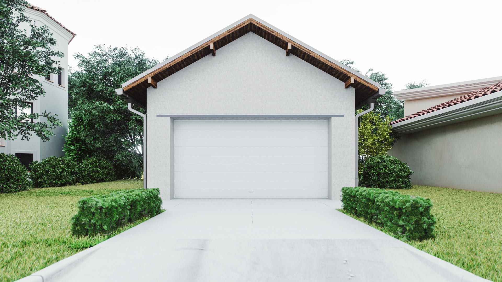 Custom Coloured Concrete Driveway In Mackay QLD 4740