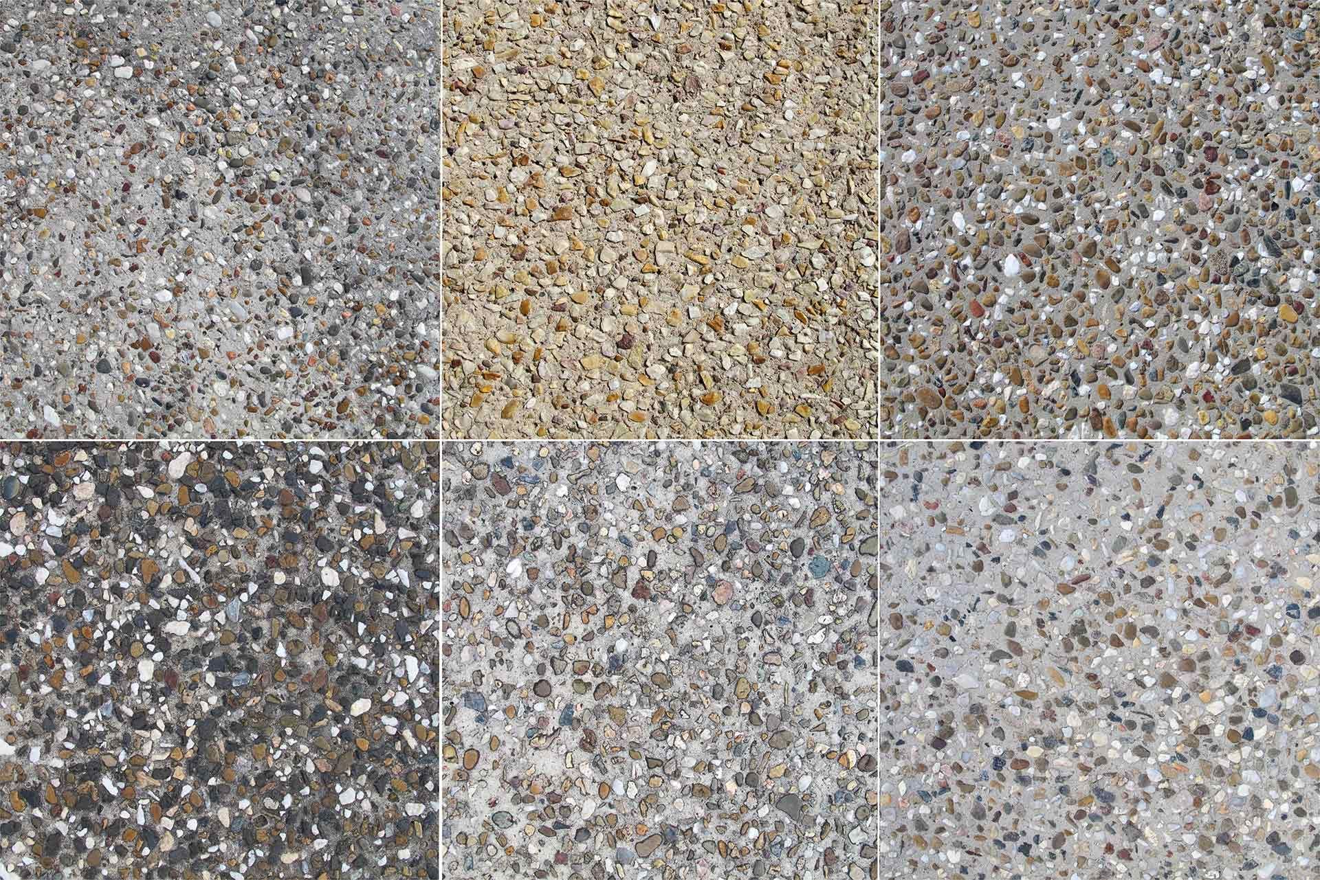 Different Exposed Aggregate Paths Ooralea