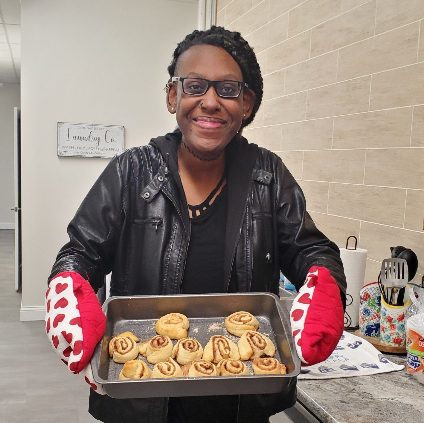 Feeding A Woman With Disability — Medina, OH — Medina Creative Housing Feeding A Woman With Disability — Medina, OH — Medina Creative Housing
