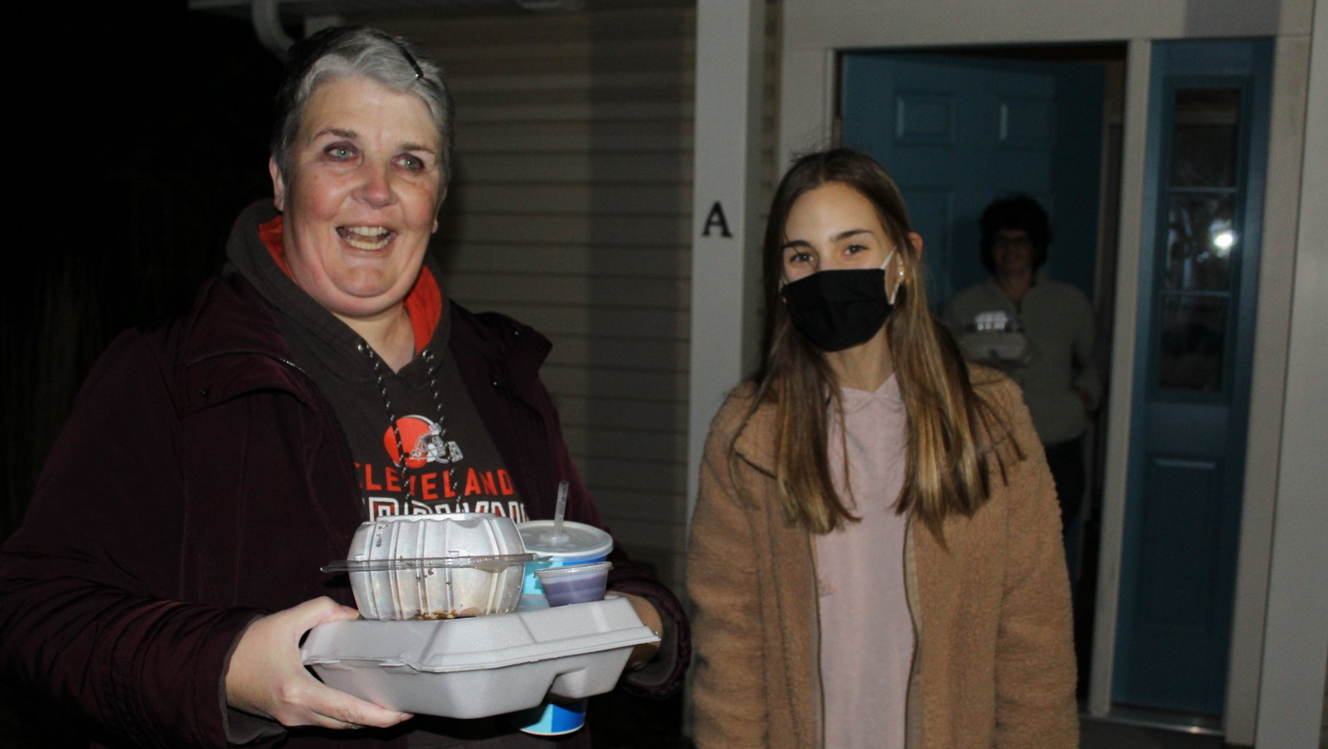 Feeding A Woman With Disability — Medina, OH — Medina Creative Housing