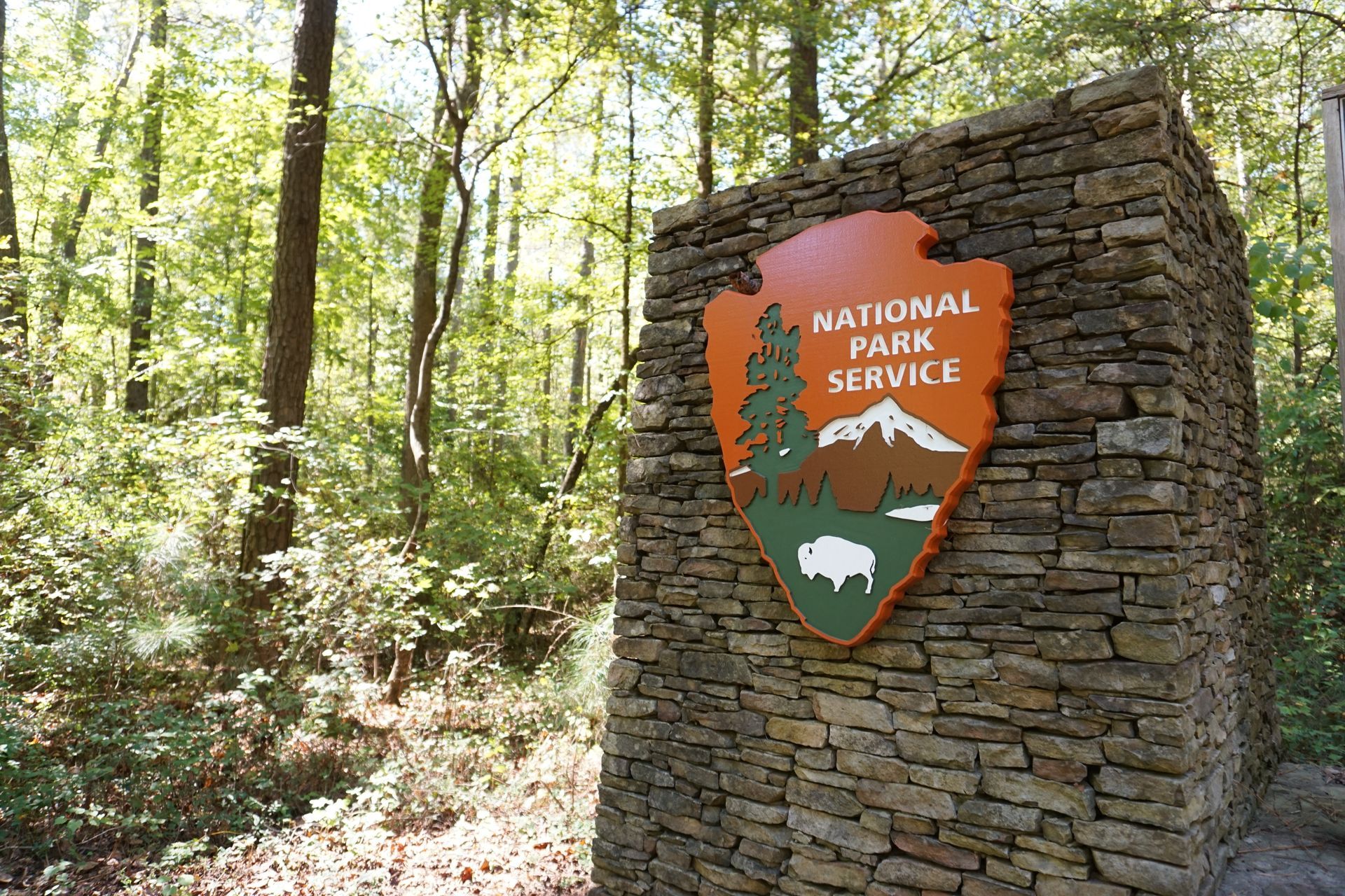 National Park Service sign in Chattahoochee River National Recreation Area