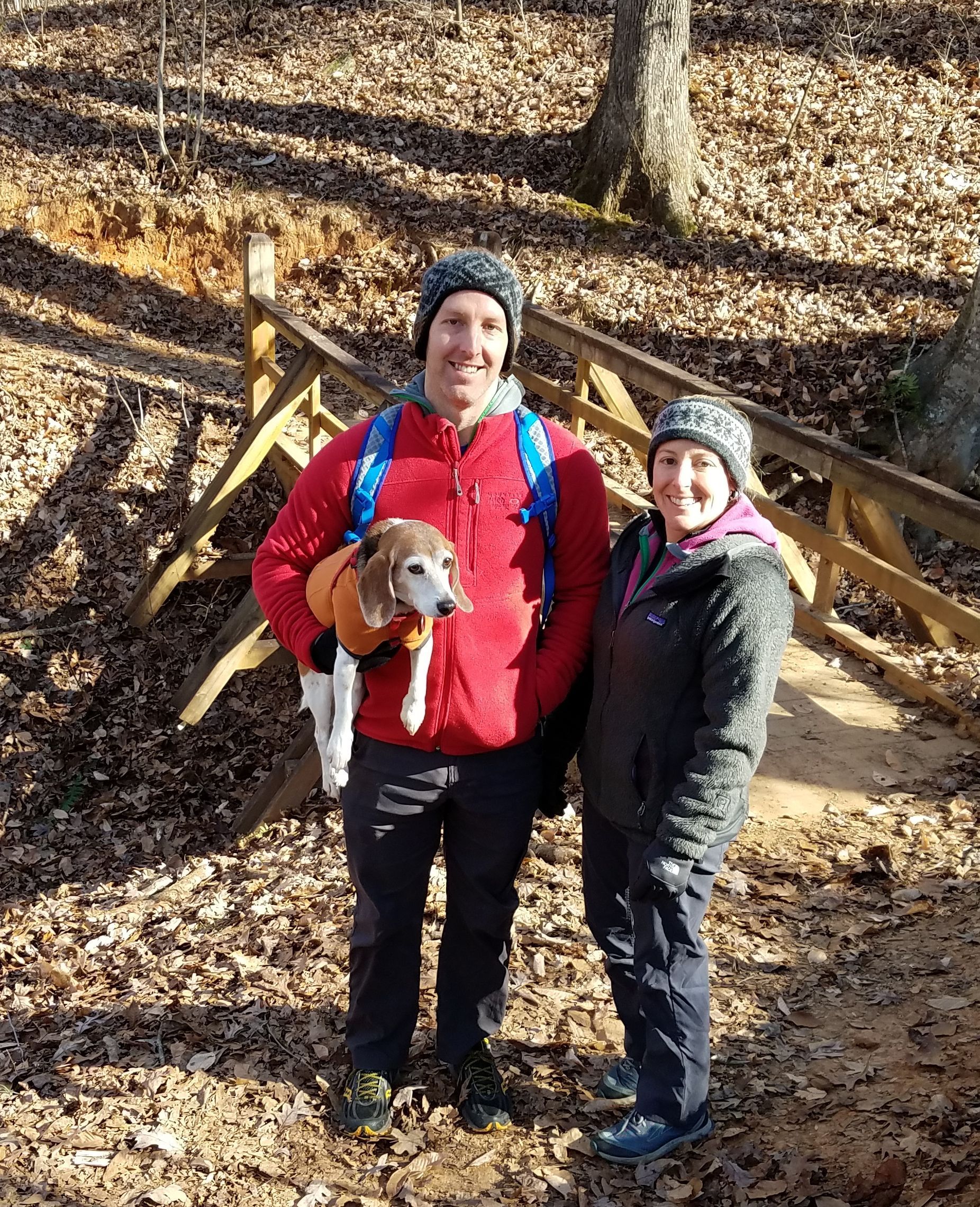 Family of hikers in Chattahoochee River National Recreation Area