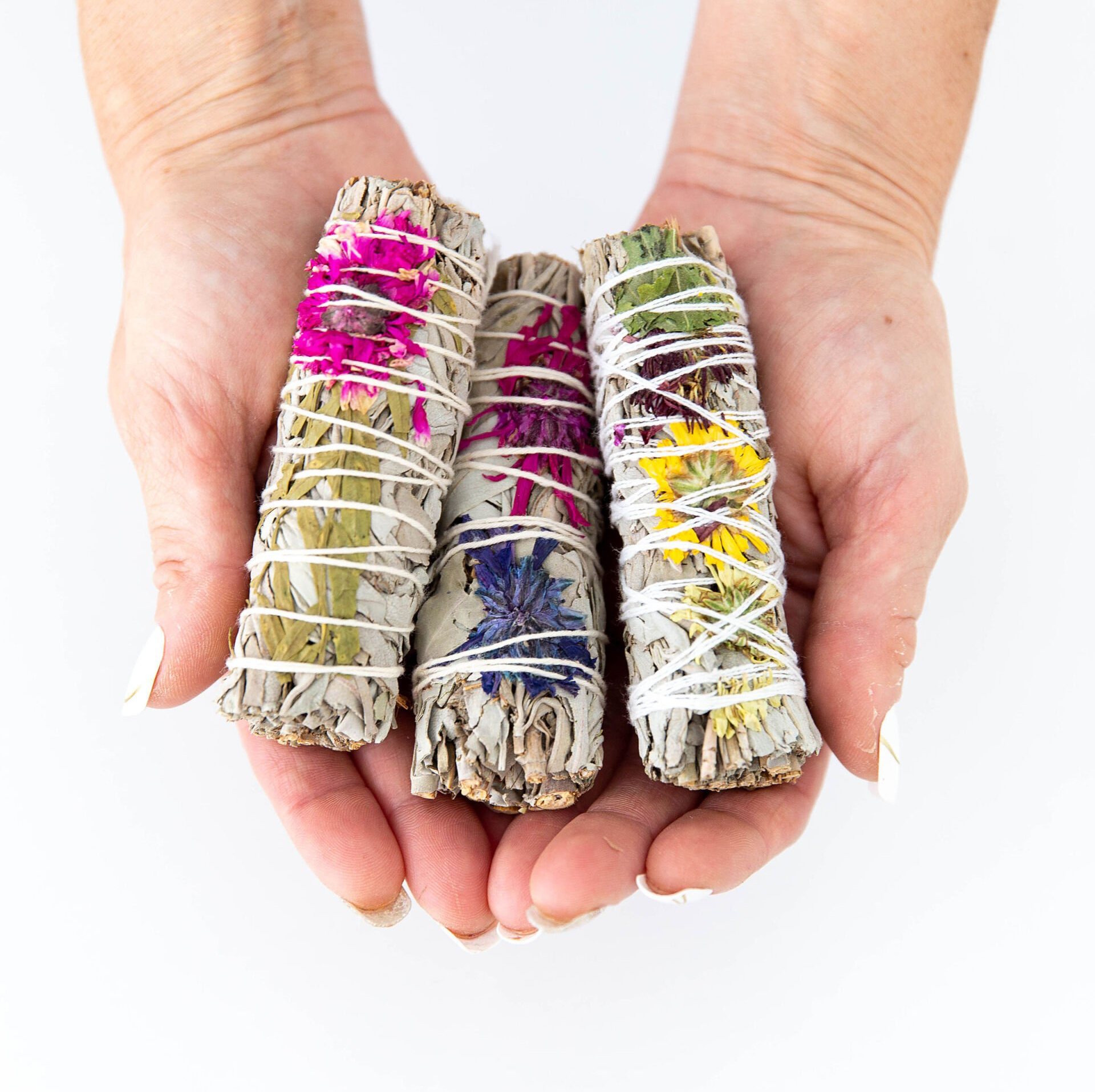 three sage bundles