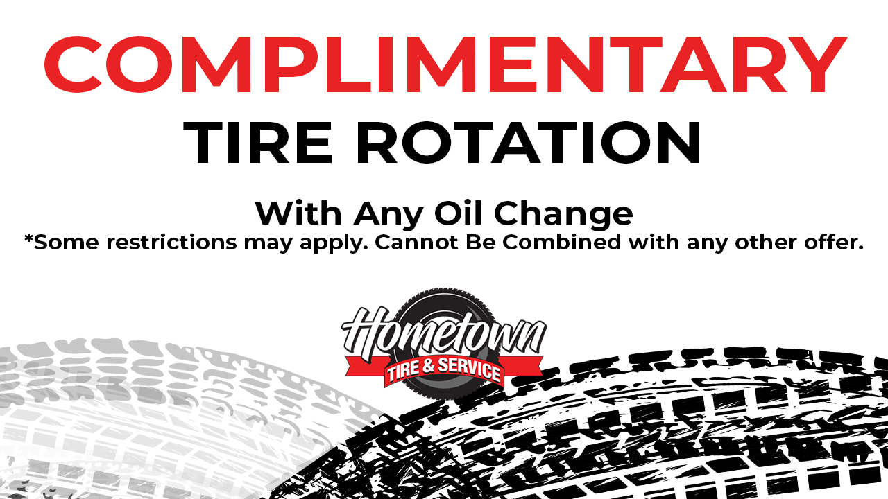Complimentary tire rotation with any oil change at Huntington Beach automotive service shop