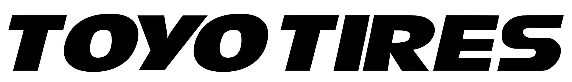 The black, bold, italicized Toyo Tires logo on a white background.