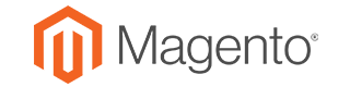 Magento logo: an orange hexagon with a stylized 