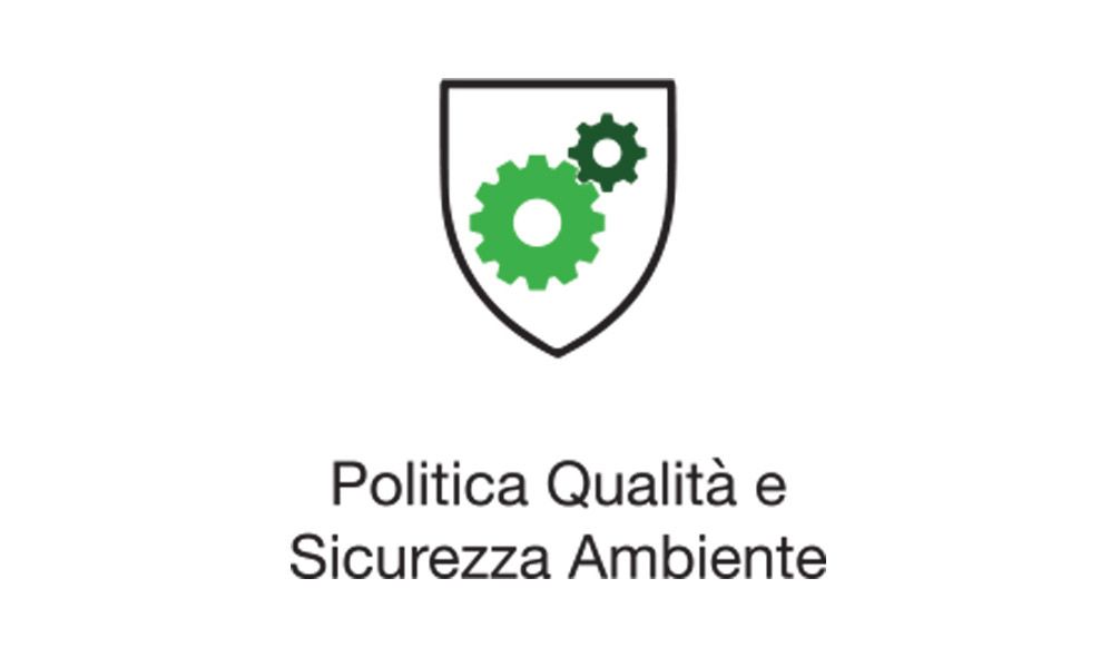 Shield logo with green gears, text: 