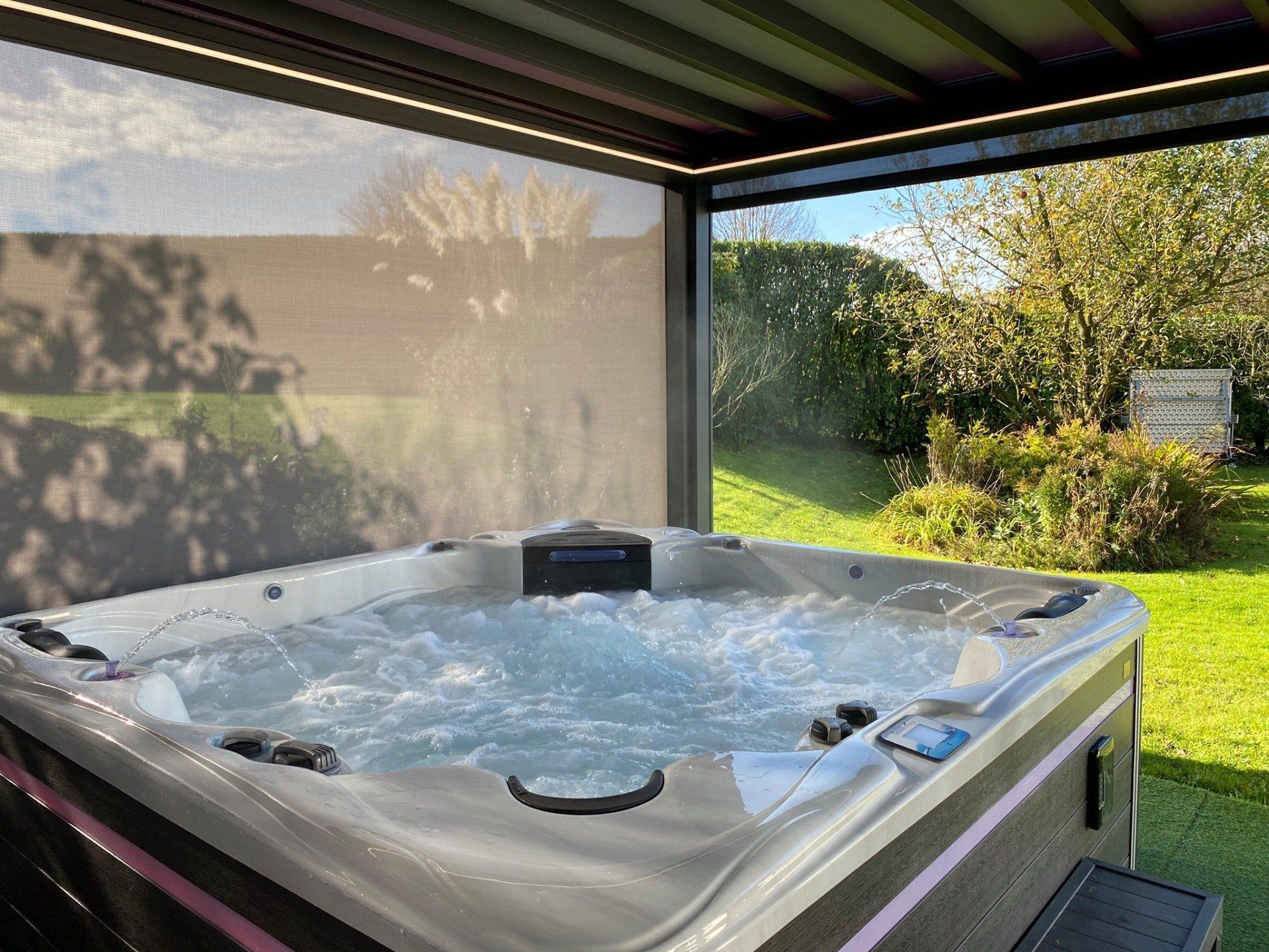 spa jacuzzi famille