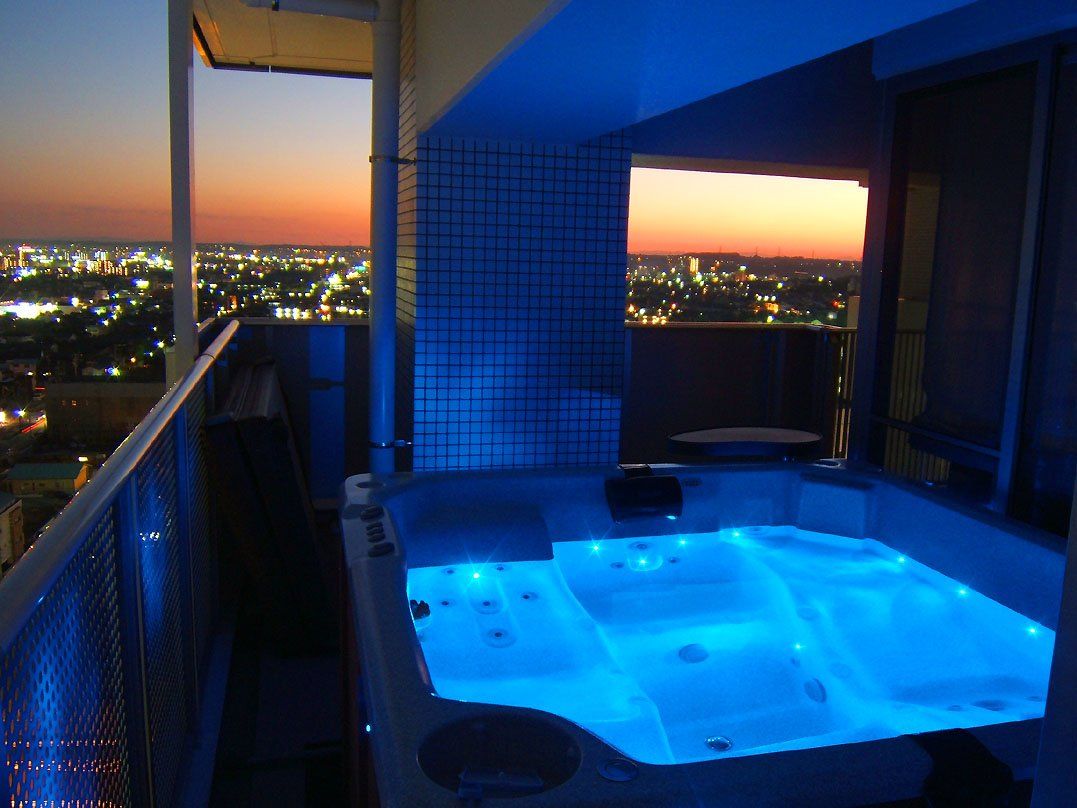 spa jacuzzi famille