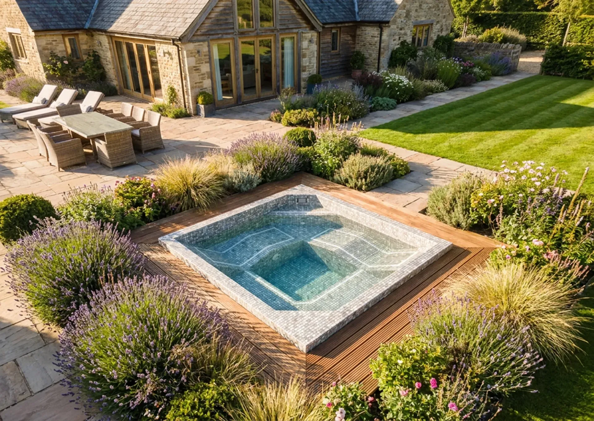 jacuzzi mosaïque