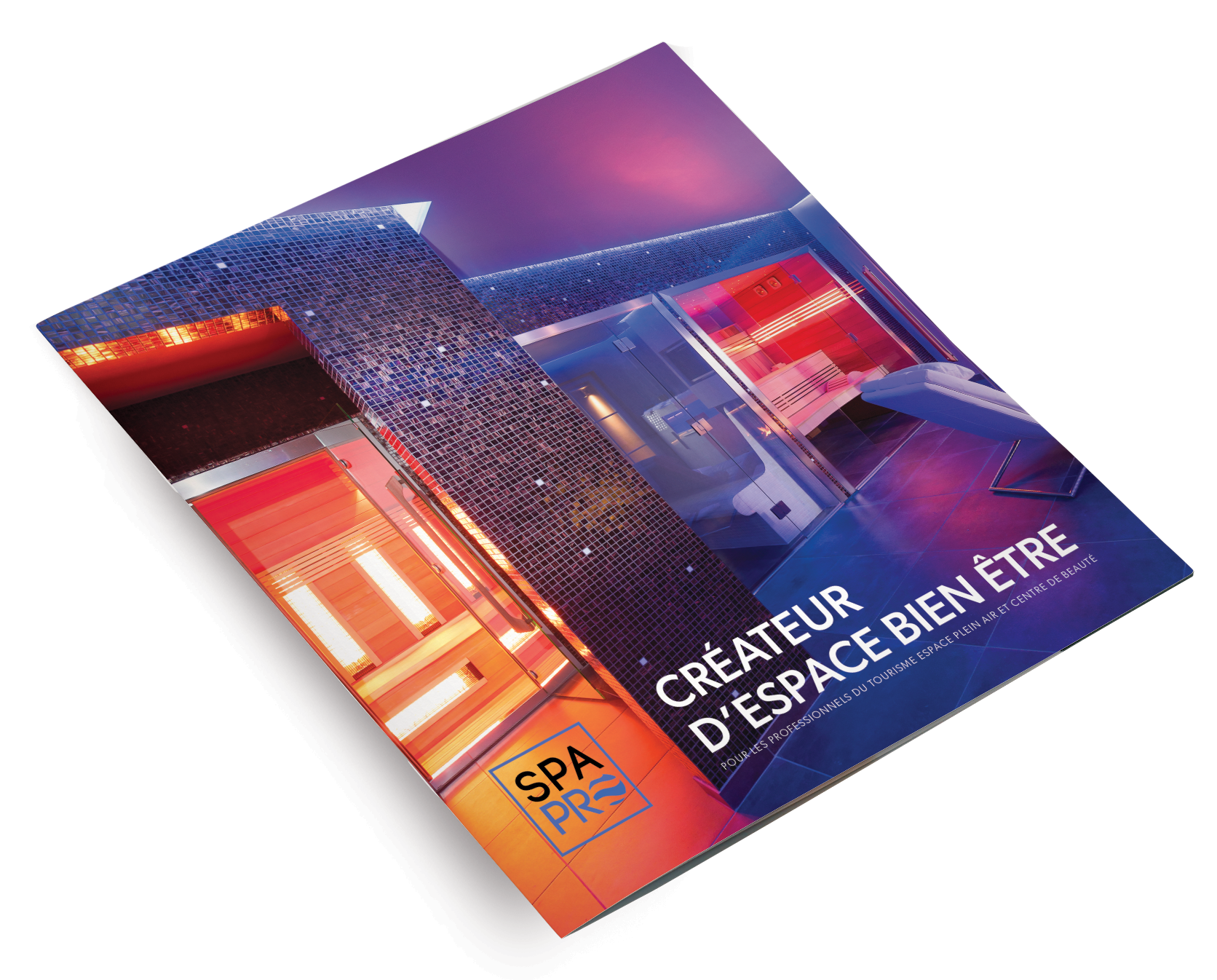A brochure for spa creation d' espace bien etre