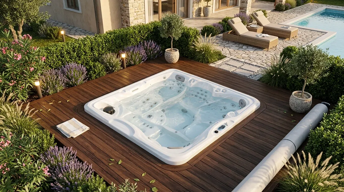 Spa posé, semi-enterré ou encastré : quelle intégration choisir ?