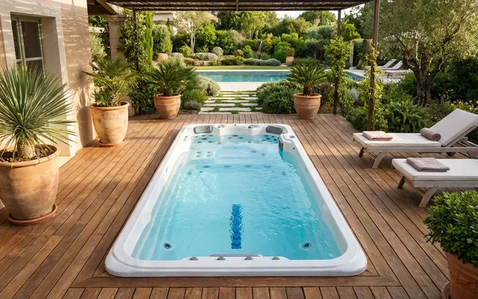 Spa de nage ou piscine : guide comparatif 2026
