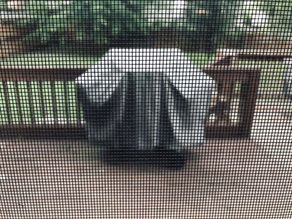 Covered Outdoor Grill on A Patio Behind a Mesh Screen — Working Windows in Northern Rivers, NSW