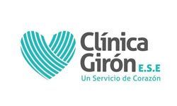 El logotipo de la clínica giron ese es un corazón hecho de hilo.