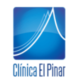 Un cuadrado azul con la palabra Clínica El Pinar.