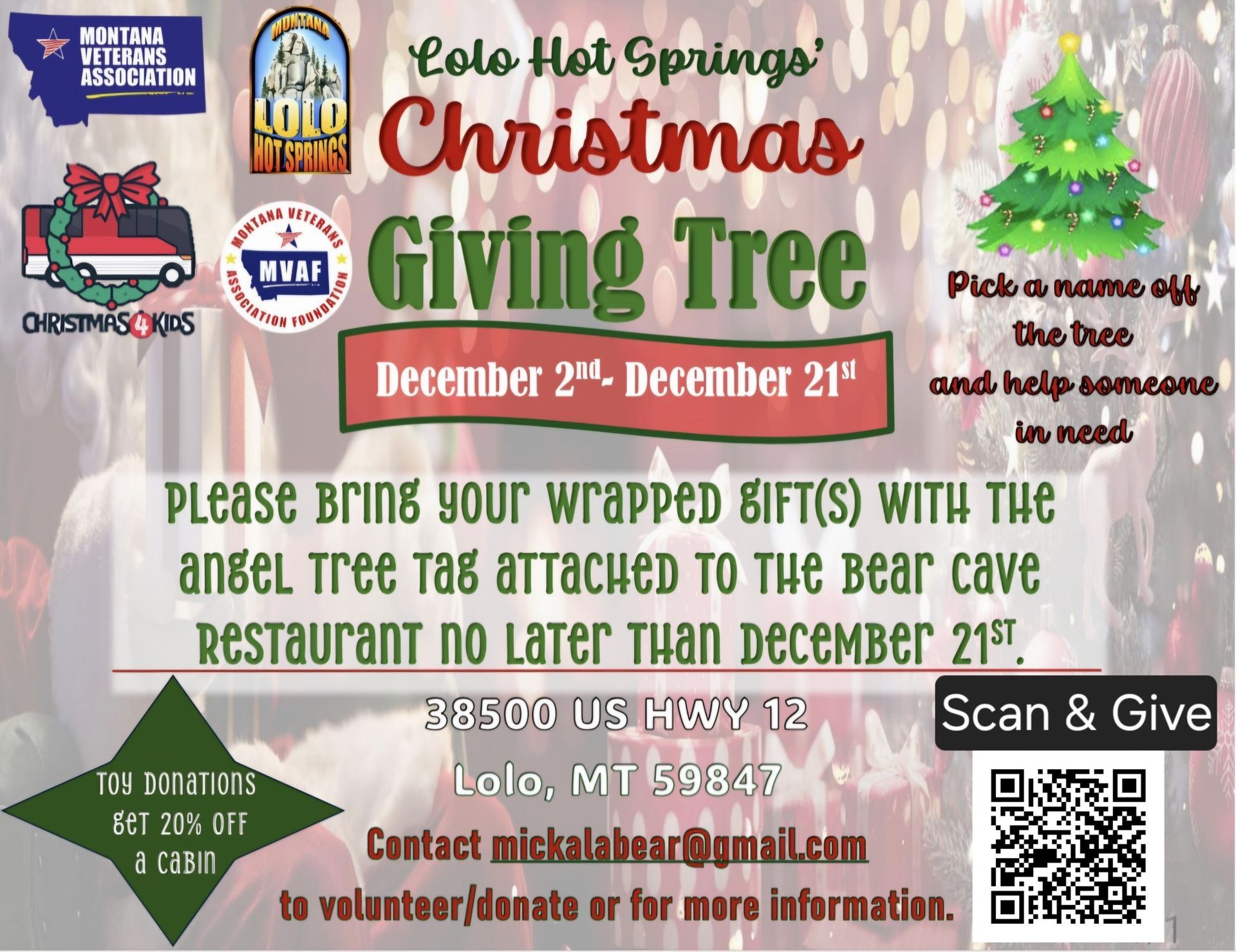 Christmas 4 Vets Kids program