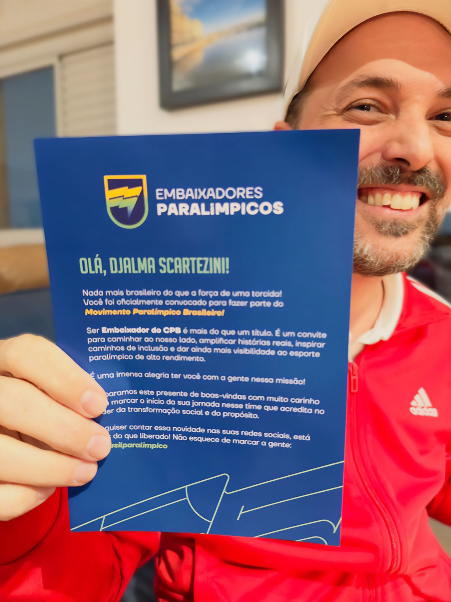 Djalma Scartezini Embaixador Paralímpico