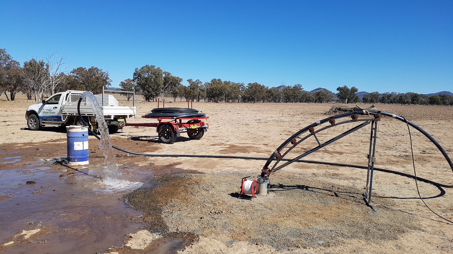Newly Installed Water Bore — Wade N Water In Armidale, NSW