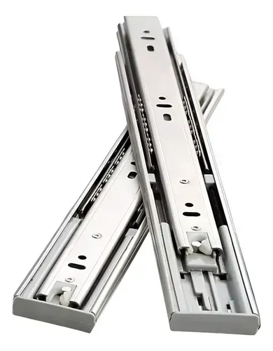 CORREDERA, TELESCOPICA 50 CM REFORZADAS, CIERRE SUAVE. ZINC GRUPO EURO