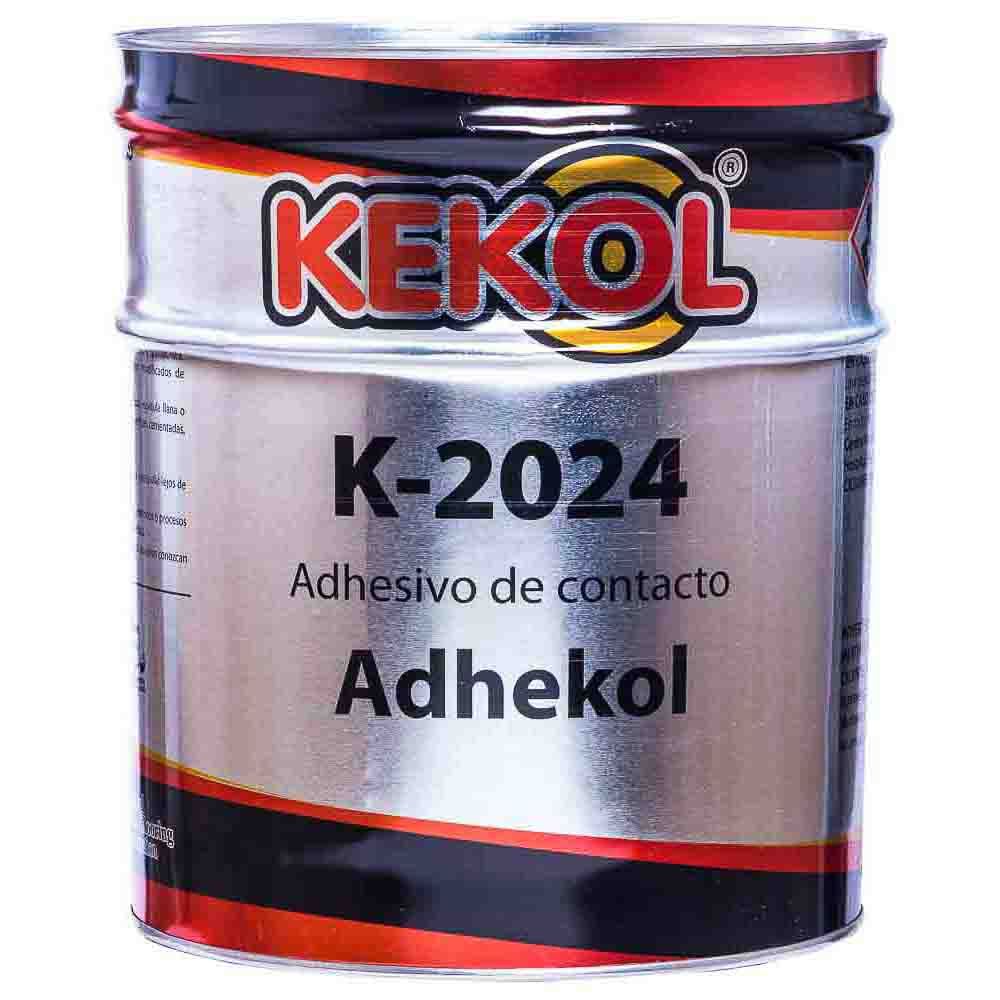 Envase de adhesivo de contacto KEKOL K-2024 Adhekol rojo y plateado