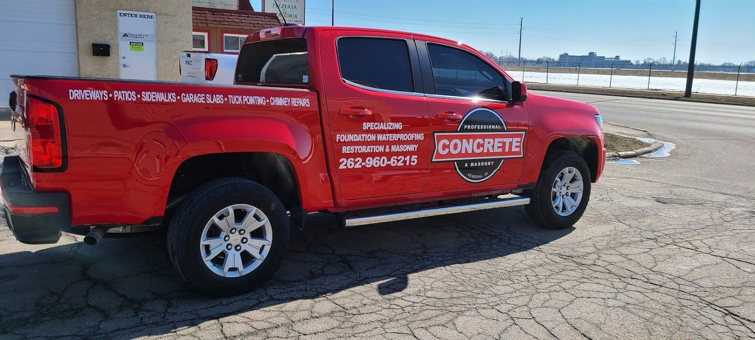 Concrete Lettering — Kenosha, WI — Creative Designs Custom Sign