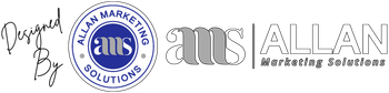 Allan Marketing Solutions logo. The logo features