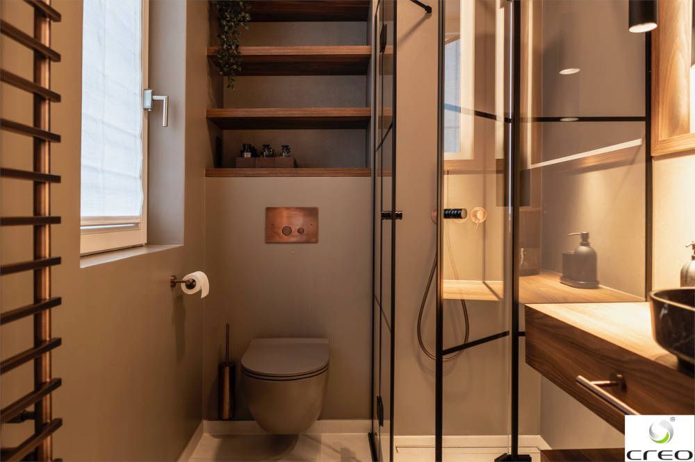 Badsanierung in Berlin-Zehlendorf - Dusche und Toilette