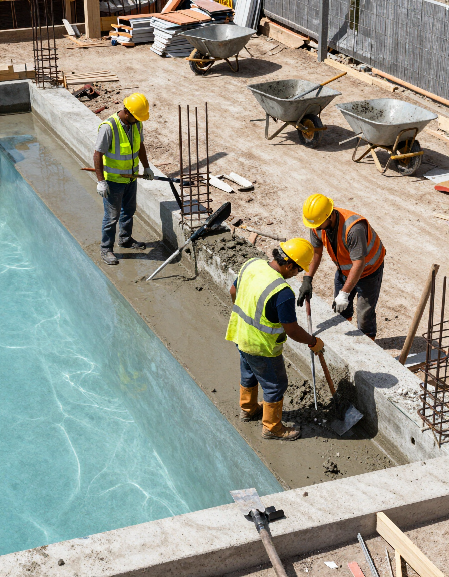 Piscina y servicio de Infinity TD Pools