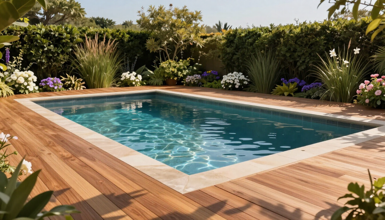 Piscina residencial ideal para el hogar