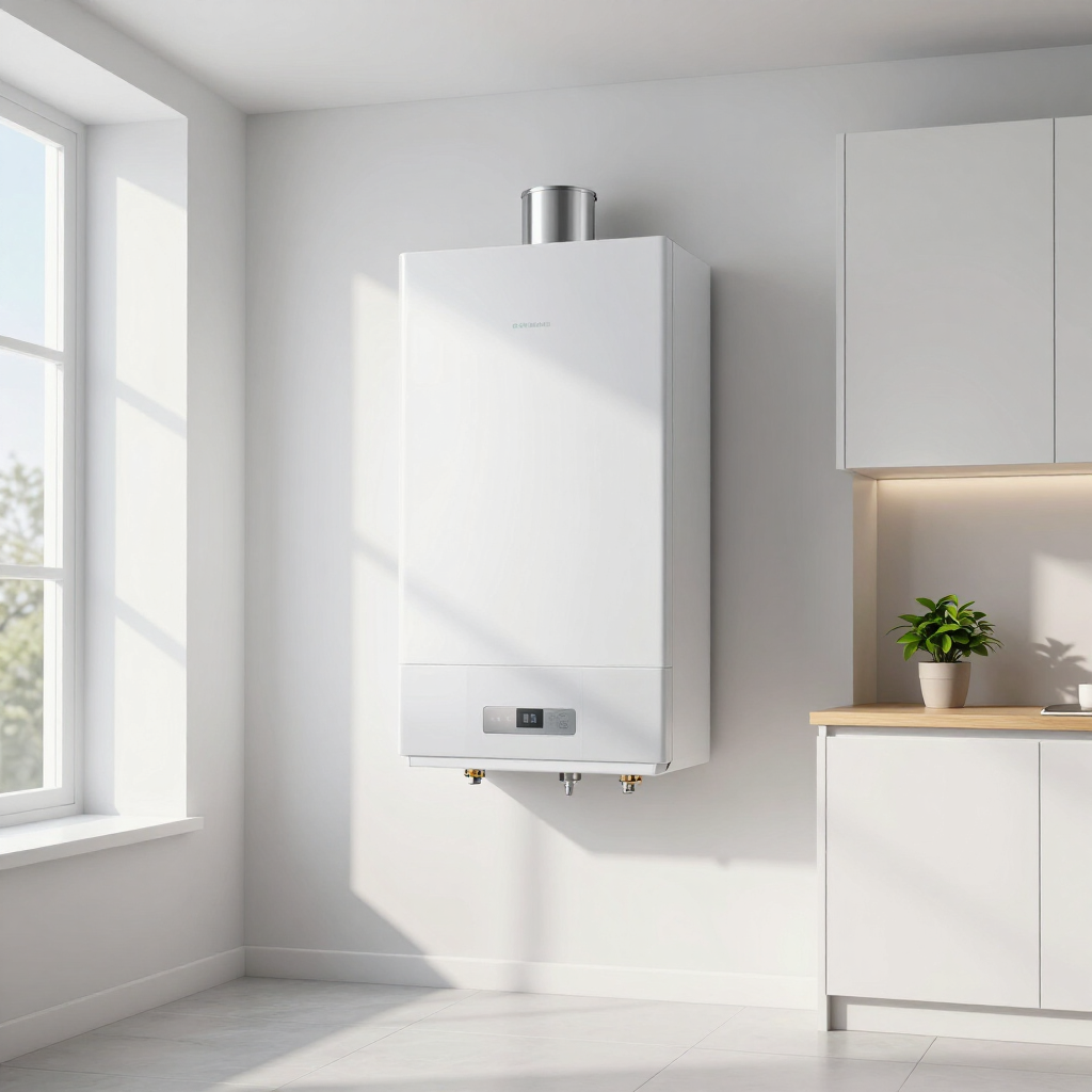 Warmtepompboiler installatie voor duurzaam warm water in een moderne woning