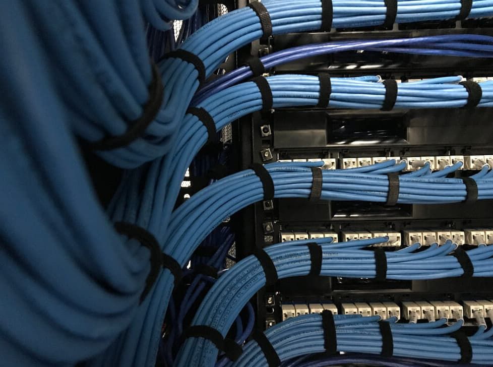 A Bunch Of Blue Wires Are Connected To Each Other — D-stress Computers In Idalia, QLD