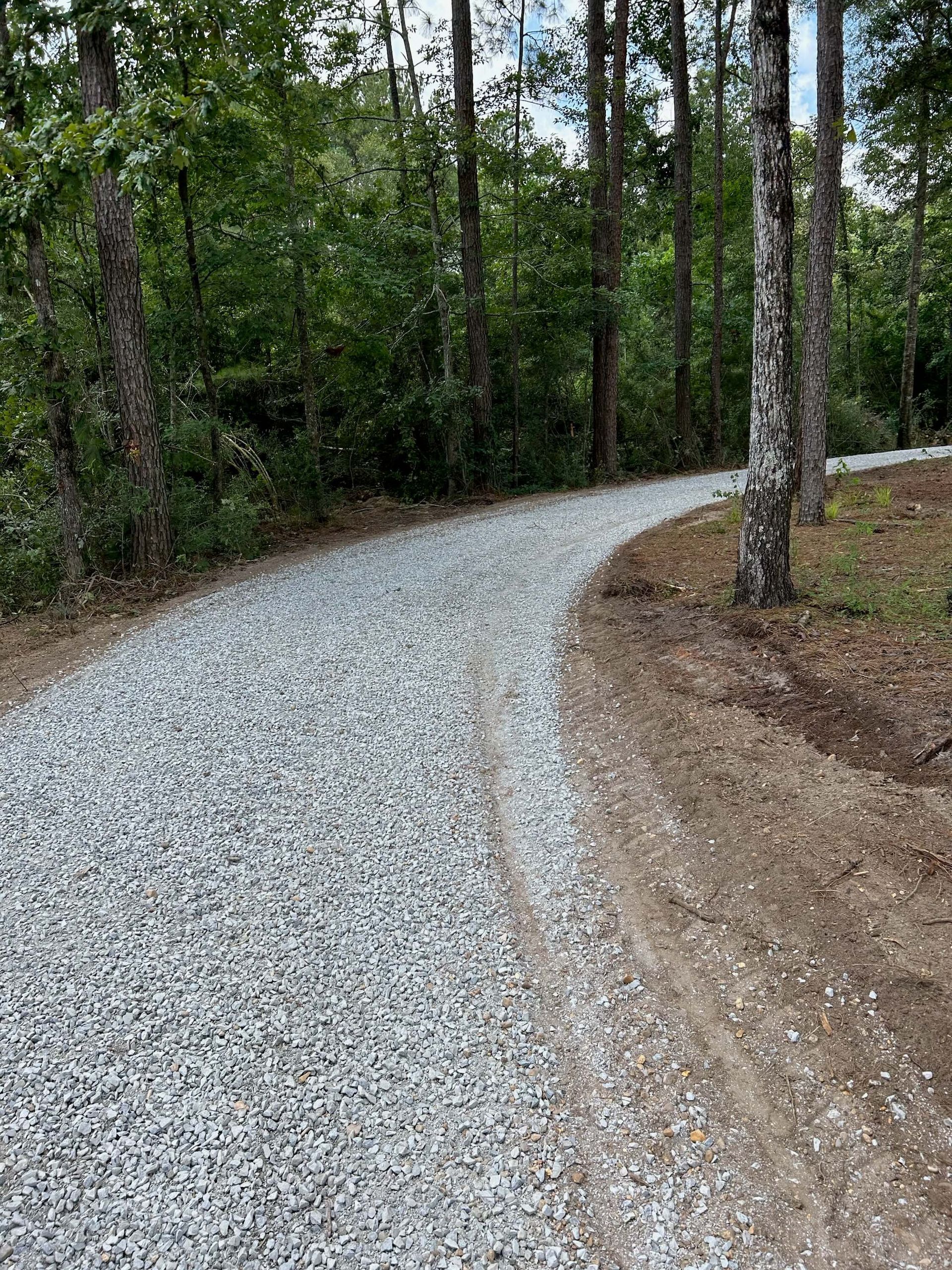 gravel driveways hattiesburg ms, land clearing, driveway gravel