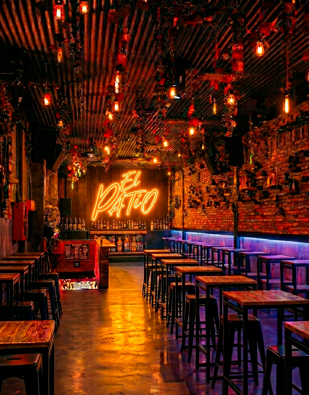 DJ en acción en El Patio, discoteca de Isla Margarita, con ambiente íntimo y luces cálidas, listo para animar la noche.
