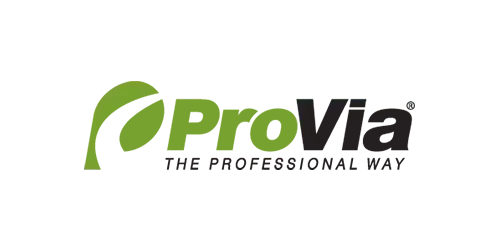 ProVia logo with green leaf icon and the tagline “THE PROFESSIONAL WAY”