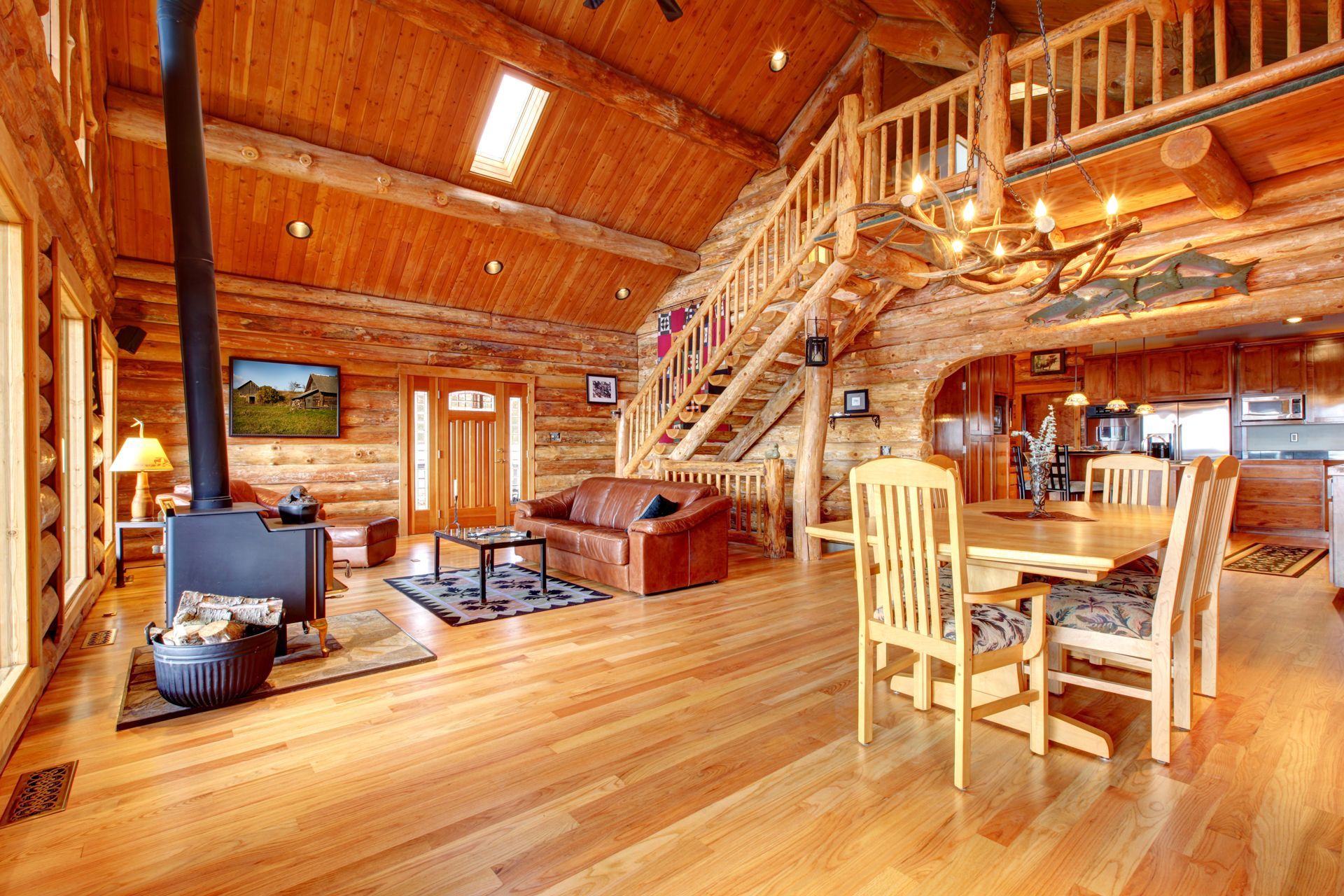 Big Luxury Cabin House