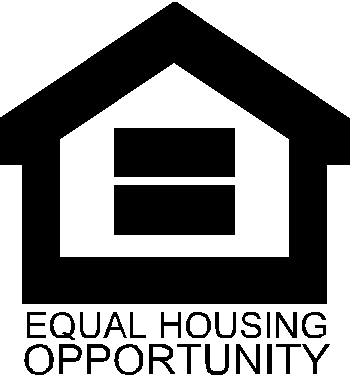 Black house silhouette with equal sign inside, text: 